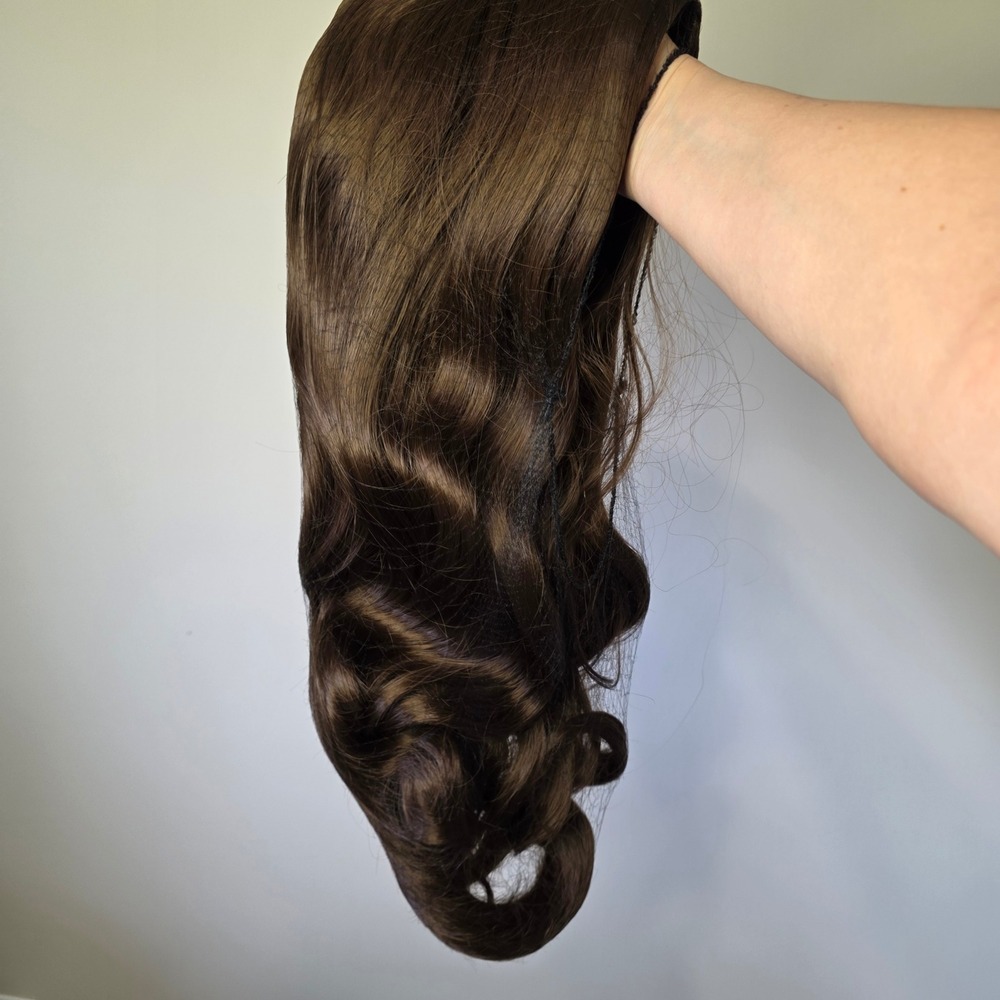 Unbranded Body Wave Wig Women 26in Dark Brown Synthetic Long Glamour WLS-Body